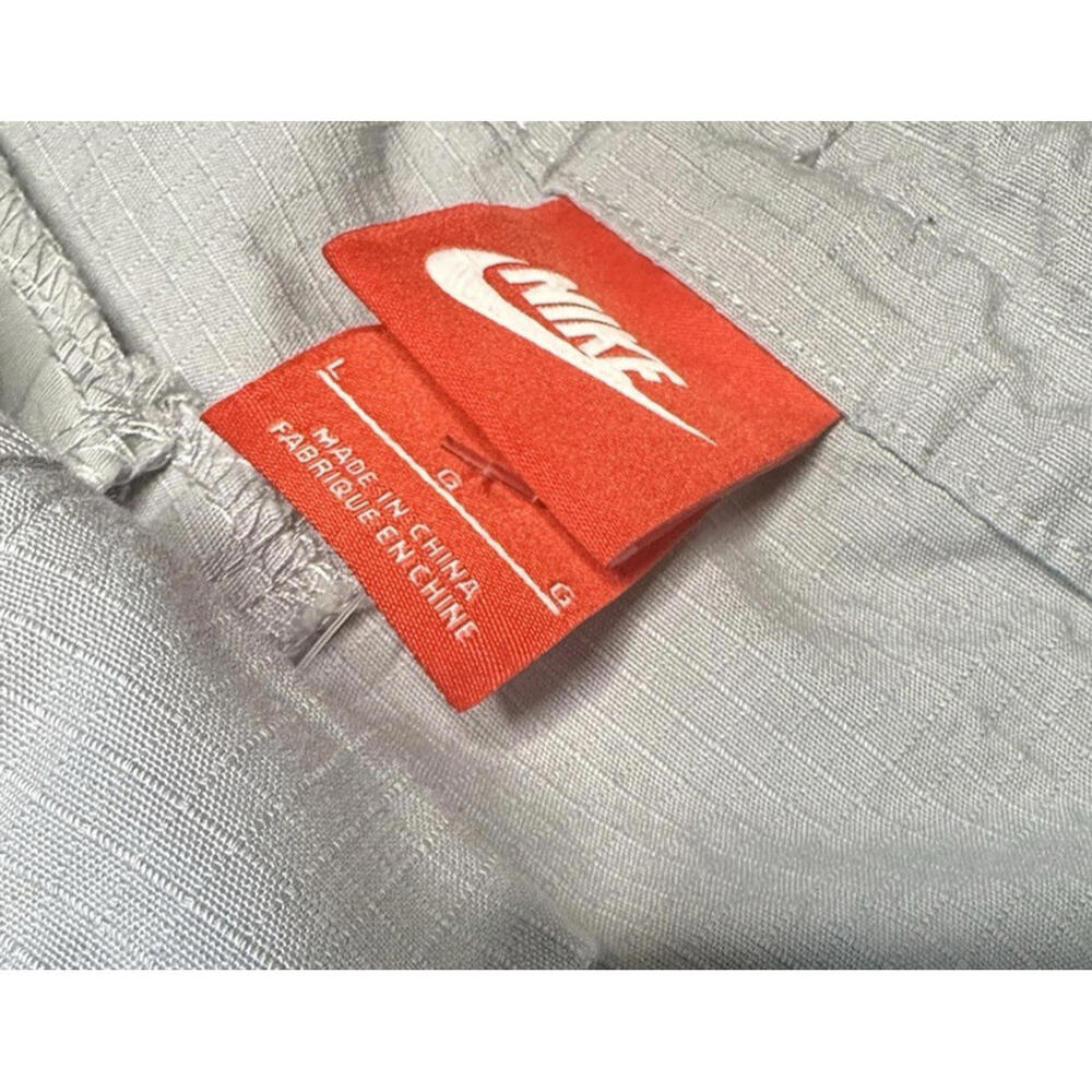 Nike Air‎ Shorts Ripstop Woven Basketball Cargo Baggy Zip Pocket Gray - Picture 5 of 7